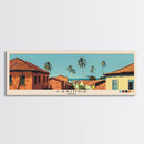 Cabinda, Angola Panoramic Canvas Print, Cabinda, Angola Painting, Angola Art, Cabinda Travel Poster, Travel Art, Vacation Gift