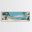 Formosa, Argentina Panoramic Canvas Print, Formosa, Argentina Painting, Argentina Art, Formosa Travel Poster, Travel Art, Guest Room Painting