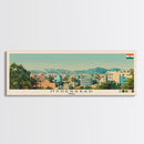 Hyderabad, India Panoramic Canvas Print, Hyderabad, India Painting, India Art, Hyderabad Travel Poster, Travel Art, Vacation Gift