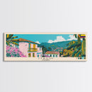 Itagui, Colombia Panoramic Canvas Print, Itagui, Colombia Painting, Colombia Art, Itagui Travel Poster, Travel Art, Guest Room Painting