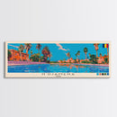 N'Djamena, Chad Panoramic Canvas Print, N'Djamena, Chad Painting, Chad Art, N'Djamena Travel Poster, Travel Art, Housewarming Gift