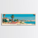 Port Elizabeth, South Africa Panoramic Canvas Print, Port Elizabeth, South Africa Painting, South Africa Art, Port Elizabeth Travel Poster, Travel Art, Living Room Painting