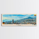 Quito, Ecuador Panoramic Canvas Print, Quito, Ecuador Painting, Ecuador Art, Quito Travel Poster, Travel Art, Living Room Painting