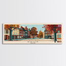 Ripon, England Panoramic Canvas Print, Ripon, England Painting, England Art, Ripon Travel Poster, Travel Art, Vacation Gift