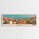 Salta, Argentina Panoramic Canvas Print, Salta, Argentina Painting, Argentina Art, Salta Travel Poster, Travel Art, Living Room Painting