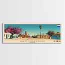 San Lorenzo, Paraguay Panoramic Canvas Print, San Lorenzo, Paraguay Painting, Paraguay Art, San Lorenzo Travel Poster, Travel Art, Housewarming Gift