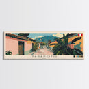 Tarapoto, Peru Panoramic Canvas Print, Tarapoto, Peru Painting, Peru Art, Tarapoto Travel Poster, Travel Art, Vacation Gift