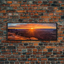 Panoramic of Canyonlands National Park, Extra Large Wall Art, Panoramic Wall Art, Panoramic Print, Landscape Photography, Landscape Print