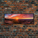 Panoramic of Canyonlands National Park, Extra Large Wall Art, Panoramic Wall Art, Panoramic Print, Landscape Photography, Landscape Print