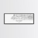 Panoramic Anchorage City Map, Alaska Art, Map Print, Minimalist Wall Art, Canvas Art, Housewarming Gift, Street Map Art, Closing Gift