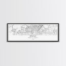 Panoramic Beijing City Map, China Art, Map Print, Minimalist Wall Art, Canvas Art, Housewarming Gift, Street Map Art, Closing Gift