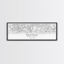 Panoramic Birmingham City Map, United Kingdom Art, Map Print, Minimalist Wall Art, Canvas Art, Housewarming Gift, Street Map, Closing Gift