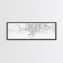 Panoramic Buffalo City Map, New York Art, Map Print, Minimalist Wall Art, Canvas Art, Housewarming Gift, Street Map Art, Closing Gift