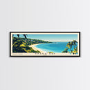 Abaka Bay, Haiti Panoramic Print, Vacation Gift, Haiti Wall Art, Beach Painting, Beach Decor, Beach Or Lakehouse Art