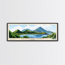 Banda Islands, Indonesia Panoramic Beach Print, Vacation Gift, Indonesia Wall Art, Framed Canvas Print, Framed Beach Painting