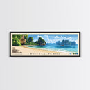 Bottle Beach, Thailand Panoramic Beach Print, Vacation Gift, Thailand Wall Art, Beach Painting, Beach Decor, Beach Painting
