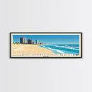 Gulf Shores Public Beach, Alabama Panoramic Beach Print, Vacation Gift, Alabama Wall Art, Beach Painting, Beach Decor, Beach Painting