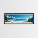 Half Moon Beach, India Panoramic Print, Vacation Gift, India Wall Art, Vacation Wall Art, Vacatation Memories, Beach Decor, Beach Or Lakehouse Art