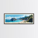 Kaputaş Beach, Turkey Panoramic Print, Vacation Gift, Turkey Wall Art, Beach Painting, Beach Decor, Beach Or Lakehouse Art