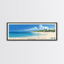 Lighthouse Beach, Turks and Caicos Panoramic Beach Print, Vacation Gift, Turks and Caicos Wall Art, Beach Painting, Beach Decor, Beach Painting