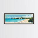 Meads Bay, Anguila Panoramic Print, Vacation Gift, Anguila Wall Art, Beach Painting, Beach Decor, Beach Or Lakehouse Art