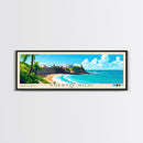 Puerto Rico, USA Panoramic Print, Vacation Gift, USA Wall Art, Beach Painting, Beach Decor, Beach Or Lakehouse Art