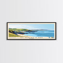 St Ninian’s Bay, Scotland Panoramic Print, Vacation Gift, Scotland Wall Art, Beach Painting, Beach Decor, Large Wall Art, Wood Frame Art
