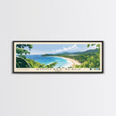 Winnifred Beach, Jamaica Panoramic Print, Vacation Gift, Jamaica Wall Art, Beach Painting, Beach Decor, Beach Or Lakehouse Art