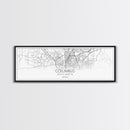 Panoramic Columbus City Map, Georgia Art, Map Print, Minimalist Wall Art, Canvas Art, Housewarming Gift, Street Map Art, Closing Gift