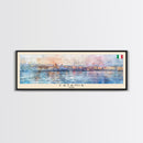 Catania Italy Travel Print Wall Art, Panoramic City Art, Travel Art, Wall Decor, Vacation Gift, Framed Canvas Print Or Metal Art