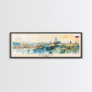 Kosice Slovakia Travel Art, City Art, Framed Canvas Print or Metal Wall Art, Europe Travel Poster, Panoramic Wall Art, Extra Wide Wall Art