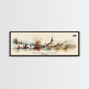Michalovce Slovakia Travel Art, City Art, Framed Canvas Print or Metal Wall Art, Europe Travel Poster, Panoramic Wall Art, Extra Wide Wall Art