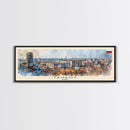 Tambov Russia Wall Art, Panoramic Travel Poster, Panoramic Framed Canvas Print, City Wall Art, Wall Hanging Home Decor, Travel Art