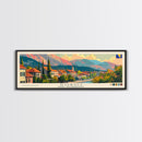 Doboj Bosnia Travel Print Wall Art, Panoramic City Art, Travel Art, Wall Decor, Vacation Gift, Framed Canvas Print Or Metal Art