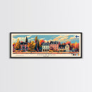Joensuu Finland Wall Art, Panoramic Travel Poster, Panoramic Framed Canvas Print, City Wall Art, Wall Hanging Home Decor, Travel Art