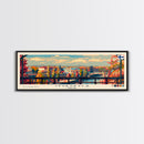 Jyvaskyla Finland Travel Art, City Art, Framed Canvas Print or Metal Wall Art, Europe Travel Poster, Panoramic Wall Art, Extra Wide Wall Art