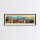 Kragujevac Serbia Travel Print Wall Art, Panoramic City Art, Travel Art, Wall Decor, Vacation Gift, Framed Canvas Print Or Metal Art