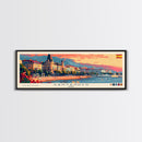 Santander Spain Travel Print Wall Art, Panoramic City Art, Travel Art, Wall Decor, Vacation Gift, Framed Canvas Print Or Metal Art
