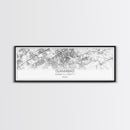 Panoramic Islamabad City Map, Pakistan Art, Map Print, Minimalist Wall Art, Canvas Art, Housewarming Gift, Street Map Art, Closing Gift
