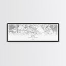 Panoramic Kyiv City Map, Ukraine Art, Map Print, Minimalist Wall Art, Canvas Art, Housewarming Gift, Street Map Art, Closing Gift
