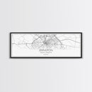 Panoramic Lexington City Map, Kentucky Art, Map Print, Minimalist Wall Art, Canvas Art, Housewarming Gift, Street Map Art, Closing Gift