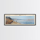 Lake Meredith Texas Framed Canvas Print, Lake House Decor, Panoramic Wall Art, Travel Poster, Scenic Landscape Painting, Bedroom Decor