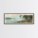 Taylorsville Lake Kentucky Panoramic Wall Art, Framed Canvas Print, Lake House Decor, Travel Poster, Scenic Lake Scene, Bedroom Decor, Wall Art