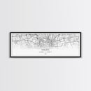 Panoramic Milan City Map, Italy Art, Map Print, Minimalist Wall Art, Canvas Art, Housewarming Gift, Street Map Art, Closing Gift