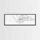 Panoramic Montgomery City Map, Alabama Art, Map Print, Minimalist Wall Art, Canvas Art, Housewarming Gift, Street Map Art, Closing Gift