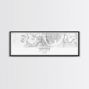 Panoramic Nashville City Map, Tennessee Art, Map Print, Minimalist Wall Art, Canvas Art, Housewarming Gift, Street Map Art, Closing Gift