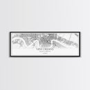 Panoramic New Orleans City Map, Louisiana Art, Map Print, Minimalist Wall Art, Canvas Art, Housewarming Gift, Street Map Art, Closing Gift