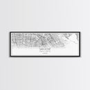 Panoramic San Jose City Map, California Art, Map Print, Minimalist Wall Art, Canvas Art, Housewarming Gift, Street Map Art, Closing Gift