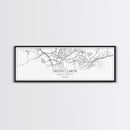Panoramic Santa Clarita City Map, California Art, Map Print, Minimalist Wall Art, Canvas Art, Housewarming Gift, Street Map, Closing Gift