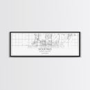Panoramic Sioux Falls City Map, South Dakota Art, Map Print, Minimalist Wall Art, Canvas Art, Housewarming Gift, Street Map, Closing Gift